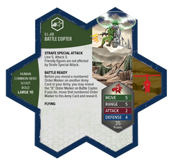 Heroscape: G.I. Joe - Greenshirts & Battle Copter Common Army Expansion