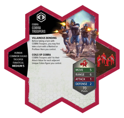 Heroscape: G.I. Joe - COBRA Troopers & COBRA Flight Pod Common Army Expansion