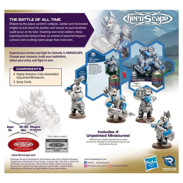 Heroscape: Rising Tide - Knight Primus Adelbern and Ordo Borealis Army Expansion (ONLINE ORDER ONLY)