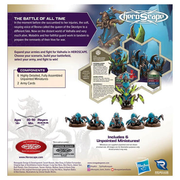 Heroscape: Rising Tide - Queen Maladrix and Festering Honor Guard Army Expansion (ONLINE ORDER ONLY)