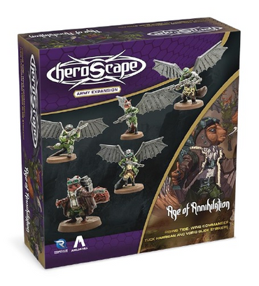 Heroscape: Rising Tide - Wing Commander Tuck Harrigan and Vorid Glidestrikers Army Expansion (ONLINE ORDER ONLY)