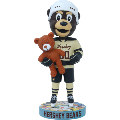 Coco the Bear Hershey Bears Mascot Teddy Bear Toss Bobblehead (ONLINE ORDER ONLY)