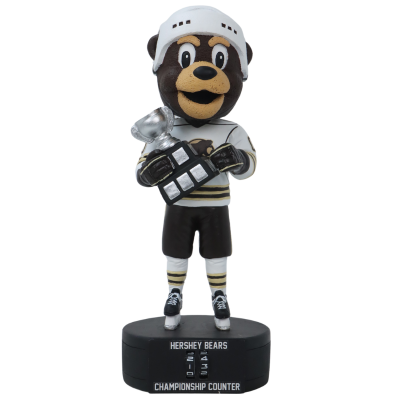 Coco the Bear Hershey Bears Mascot 2024 Calder Cup Champions Bobbleheads (ONLINE ORDER ONLY)