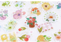 45pcs/lot Garden Story Series Stickers Scrapbooking Decorative Sticker DIY Diary Album Stick Label School Stationery Gift (ONLINE ORDER ONLY)