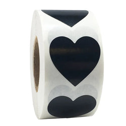 Heart Red Stickers seal labels 50-500pcs Labels stickers scrapbooking for Package and wedding decoration stationery sticker (ONLINE ORDER ONLY)
