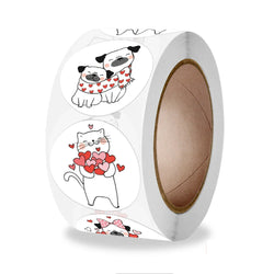 100-500pcs Teacher Reward Sticker Fun Motivation Cat Dog Sticker for School Teacher Student Stationery Stickers Kids (ONLINE ORDER ONLY)