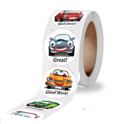 Stickers 500 Pcs/roll New Teacher Reward Children Reward Sticker Car Holiday Decoration Gift Sticker Label (ONLINE ORDER ONLY)