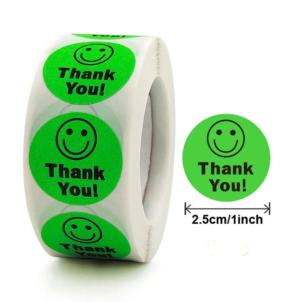 Stickers 500 Pcs/roll  Face Encouragement Reward Sticker Children Toy Decoration Sticker Label (Online Order Only)