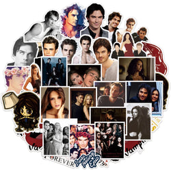 Vampire Diaries Stickers Pack for Laptop, Skateboard, Guitar, Luggage, Motorcycle, Kid's Decals (ONLINE ORDER ONLY)