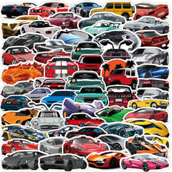 Retrofit Racing Car Graffiti Stickers Pack - Car, Motorcycle, Laptop, Bike, Cool Decals (ONLINE ORDER ONLY)