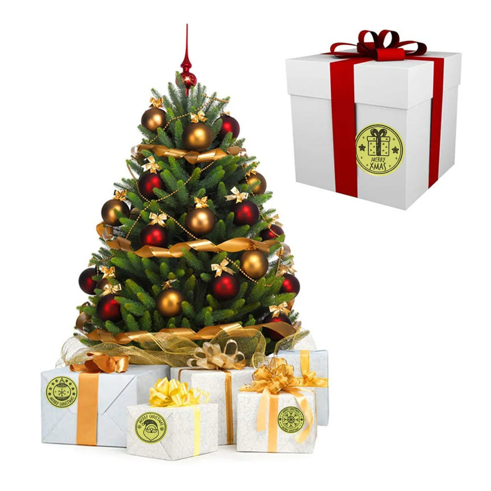 100-500pcs Thank You Stickers Free gift Gold Craft Handmade Sticker Circle Thank You Stickers For Business Card Sealing Labels (ONLINE ORDER ONLY)