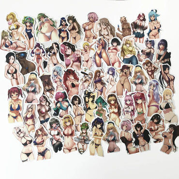 Retro Anime Hentai Stickers Waterproof for Motorcycle Car Laptop Skateboard (ONLINE ORDER ONLY)