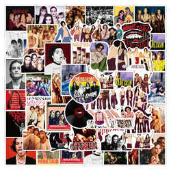 10/30/50PCS Cool Rock Band Maneskin Stickers Skateboard Guitar Laptop Motorcycle Luggage Phone Bike Graffiti Decal Stickers Toys (ONLINE ORDER ONLY)