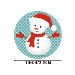 100-500Pcs Candy Bags Box Sticker Gift Sealing Christmas Sticker Thank You Love Wedding Birthday Cookie Bag Kraft Paper Sticker (Online Order Only)