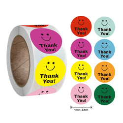Smile Face Sticker 500 Pcs/roll For Kids Reward Sticker Yello Green Red Labels Happy Smile Face Expression Sticker Kids Toys (ONLINE ORDER ONLY)