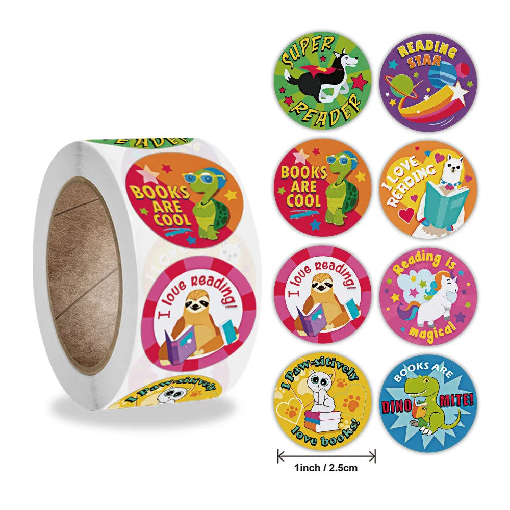 500 Pcs New Roll Cute Rabbit Easter Egg Theme Sticker Holiday Gift Decoration Sticker (ONLINE ORDER ONLY)