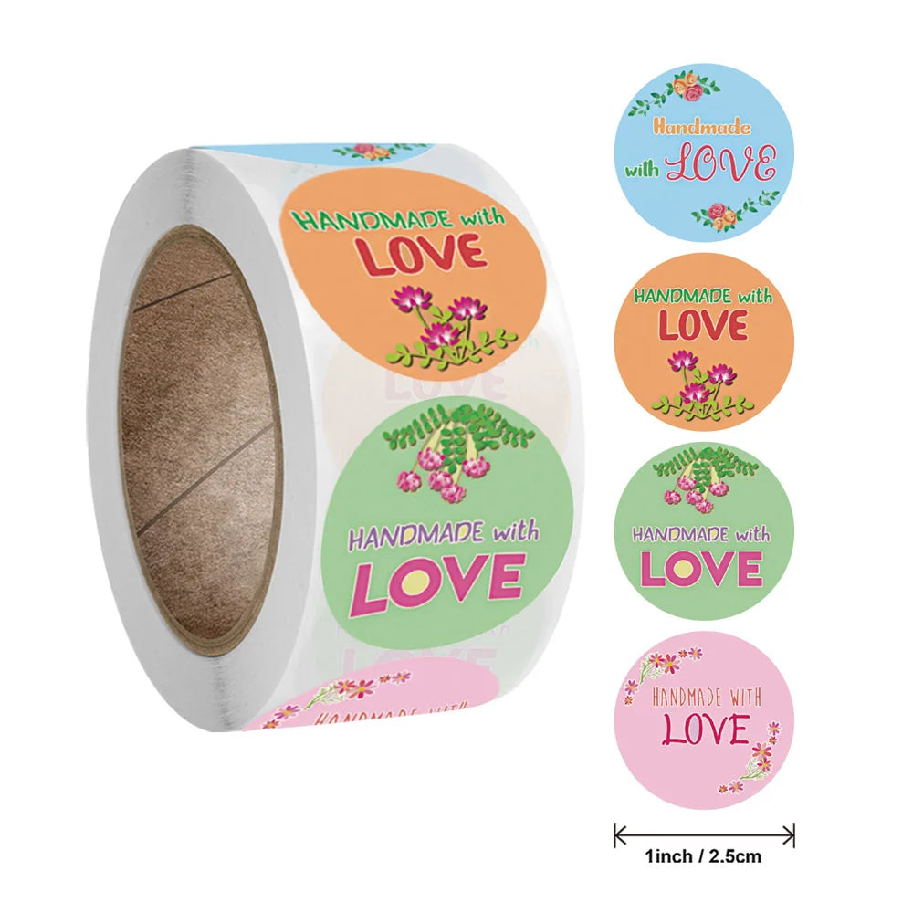 100-500PCS Sweet Dessert Cat Washing Thank You So Much for Your Order Stickers Baked You Have Got Great Taste Labels for Sealing (ONLINE ORDER ONLY)