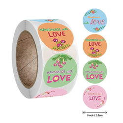 100-500PCS Sweet Dessert Cat Washing Thank You So Much for Your Order Stickers Baked You Have Got Great Taste Labels for Sealing (ONLINE ORDER ONLY)