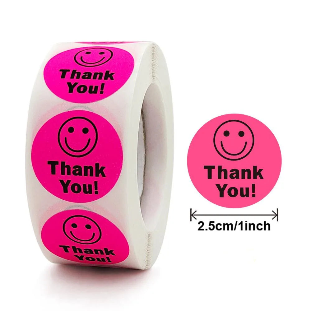 Stickers 500 Pcs/roll  Face Encouragement Reward Sticker Children Toy Decoration Sticker Label (Online Order Only)