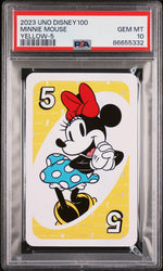 2023 UNO DISNEY 100 MINNIE MOUSE YELLOW 5 PSA 10 (Online Order Only)
