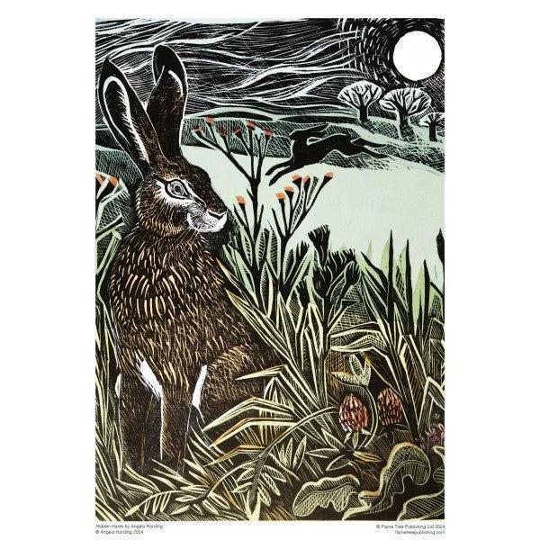 Hidden Hares 1000 Piece Jigsaw Puzzle Flame Tree (ONLINE ORDER ONLY)