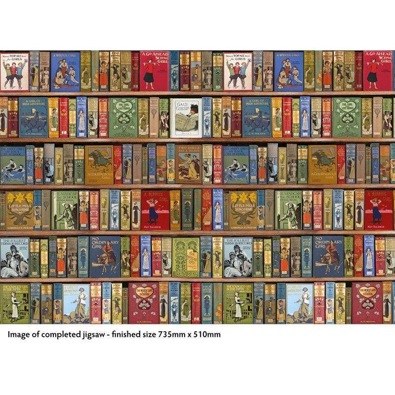 High Jinks Bookshelves 1000 Piece Jigsaw Puzzle Flame Tree