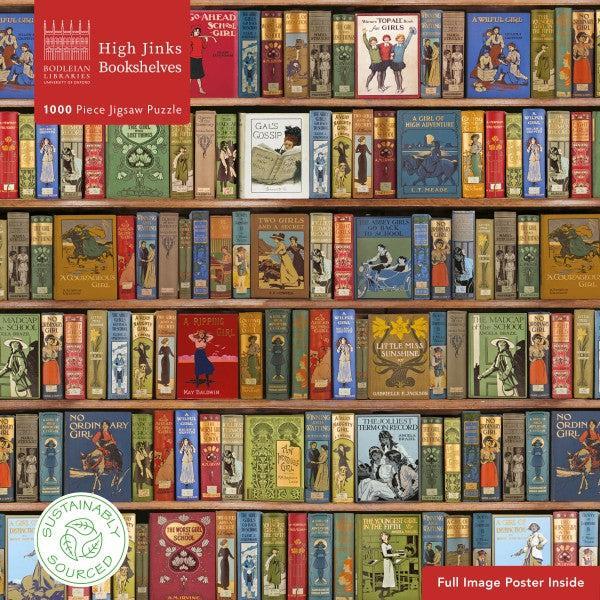 High Jinks Bookshelves 1000 Piece Jigsaw Puzzle Flame Tree