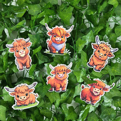 Highland Cow Sticker (ONLINE ORDER ONLY)