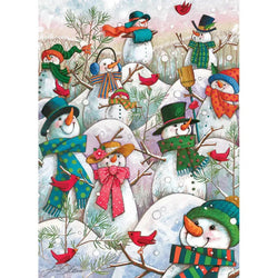 Hill of a Lot of Snowmen 500 Piece Jigsaw Puzzle Cobble Hill (ONLINE ORDER ONLY)
