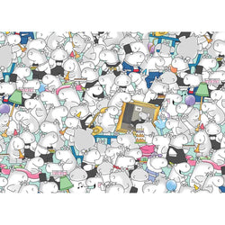 Hippos Go Berserk! By Sandra Boynton 1000 Piece Jigsaw Puzzle S&S