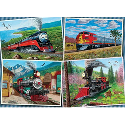 Historic Locomotives 1000 Piece Jigsaw Puzzle Cobble Hill