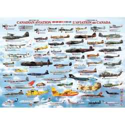History of Canadian Aviation 1000 Piece Jigsaw Puzzle Eurographics (ONLINE ORDER ONLY)