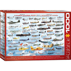History of Canadian Aviation 1000 Piece Jigsaw Puzzle Eurographics (ONLINE ORDER ONLY)