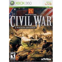 History Channel Civil War A Nation Divided - Xbox 360 (Online Order Only)