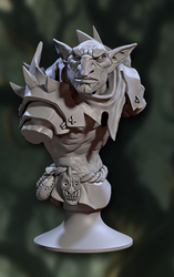 3D Printed Artisan Guild Faldorn Hobgoblin Bust Set 28mm 32mm (Online Only)