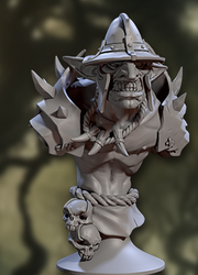 3D Printed Artisan Guild Faldorn Hobgoblin Bust Set 28mm 32mm (Online Only)