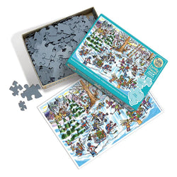 Hockey Town 350 Piece Family Jigsaw Puzzle Cobble Hill (ONLINE ORDER ONLY)