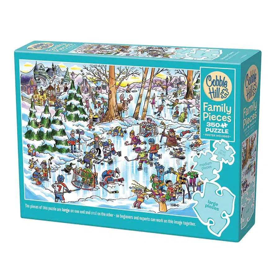 Hockey Town 350 Piece Family Jigsaw Puzzle Cobble Hill (ONLINE ORDER ONLY)