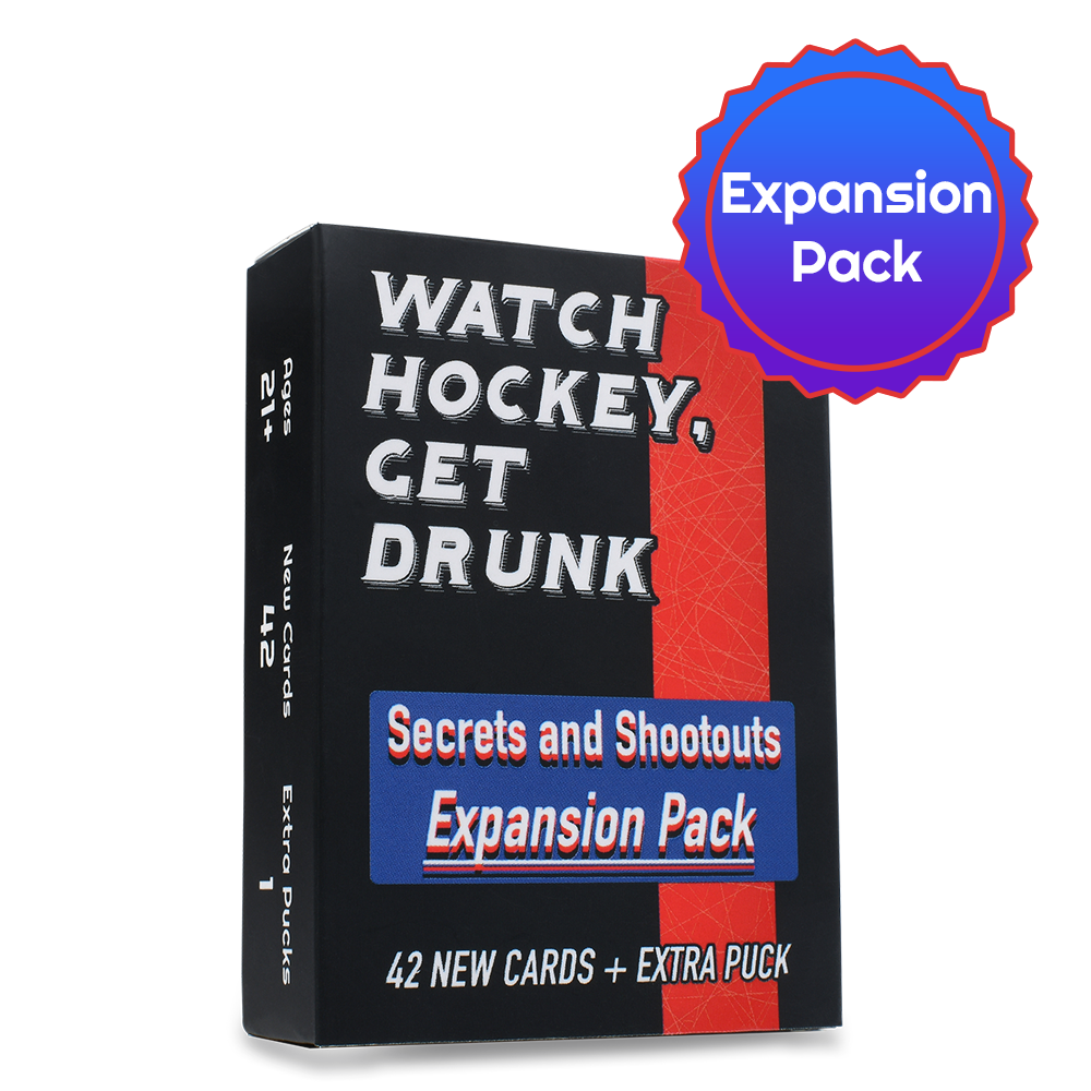 Secrets and Shootouts EXPANSION PACK for Watch Hockey, Get Drunk