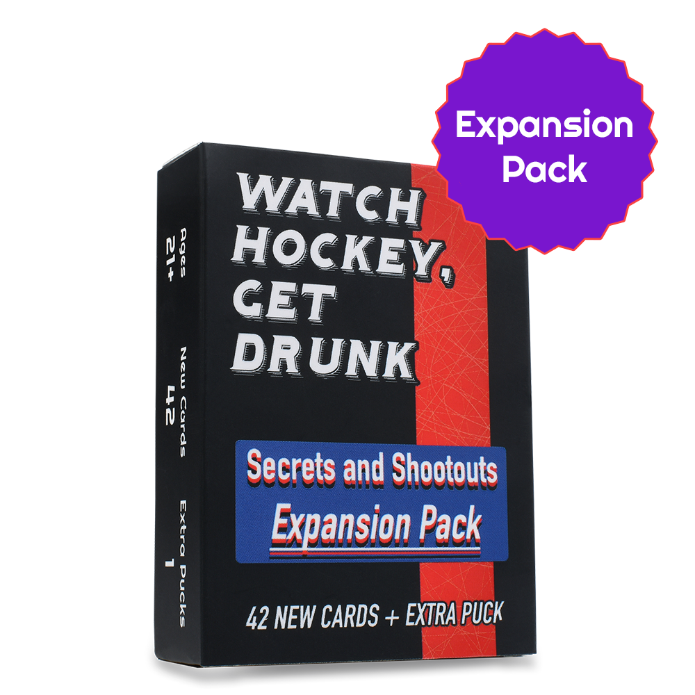Secrets and Shootouts EXPANSION PACK for Watch Hockey, Get Drunk (Online Order Only)