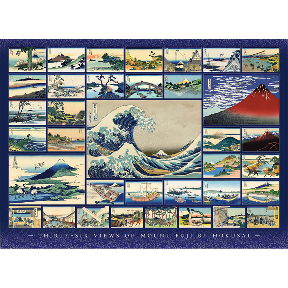 Hokusai 1000 Piece Jigsaw Puzzle Cobble Hill (ONLINE ORDER ONLY)