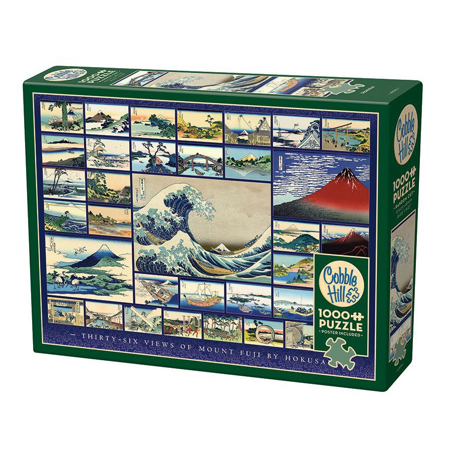 Hokusai 1000 Piece Jigsaw Puzzle Cobble Hill (ONLINE ORDER ONLY)
