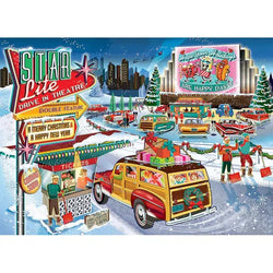 Holiday Drive In 1000 Piece Jigsaw Puzzle Cobble Hill (ONLINE ORDER ONLY)