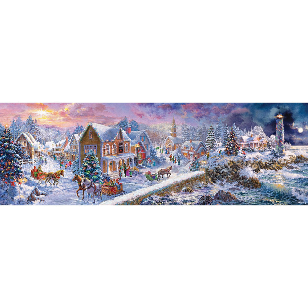Holiday at the Seaside 1000 Piece Panoramic Jigsaw Puzzle Eurographics (ONLINE ORDER ONLY)