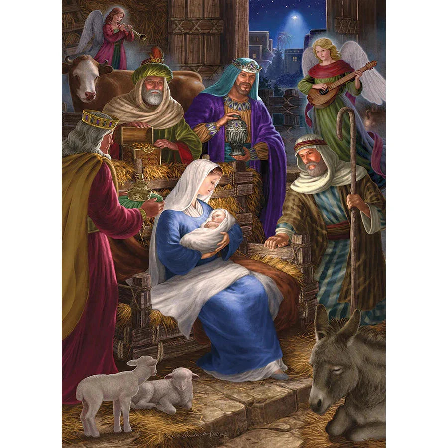 Holy Night 350 Piece Family Jigsaw Puzzle Cobble Hill (ONLINE ORDER ONLY)