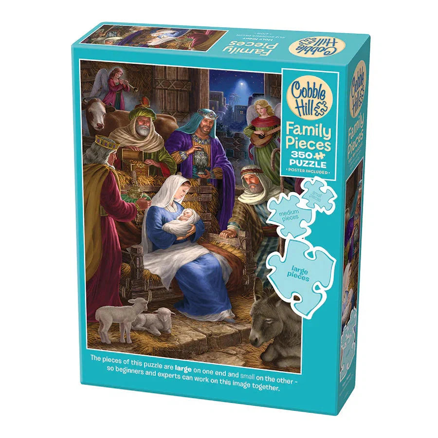 Holy Night 350 Piece Family Jigsaw Puzzle Cobble Hill (ONLINE ORDER ONLY)