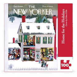 Home for the Holidays The New Yorker 100 Piece Mini Jigsaw Puzzle NYPC