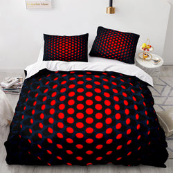 Honeycomb Pattern Bedding Sets Quilt Covers Without Filler (Online Order Only)