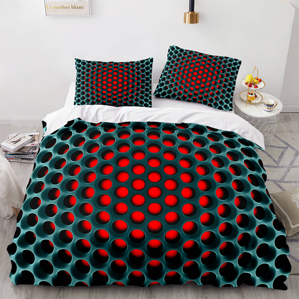 Honeycomb Pattern Bedding Sets Quilt Covers Without Filler (Online Order Only)