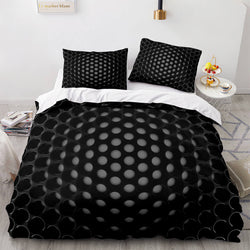 Honeycomb Pattern Bedding Sets Quilt Covers Without Filler (Online Order Only)